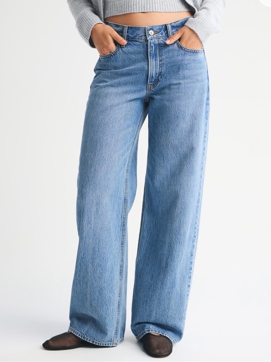 Abercrombie & Fitch Denim - Abercrombie & Fitch The Ultra Low Loose Low Rise - Medium Tinted